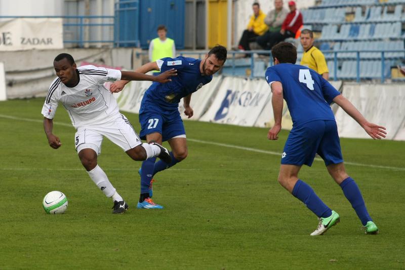 Stadion Stanovi, Zadar – Nogometna utakmica 26. kola MAXtv Prve HNL, NK Zadar – NK Slaven Belupo 2-1. Photo: Dino Stanin/PIXSELL