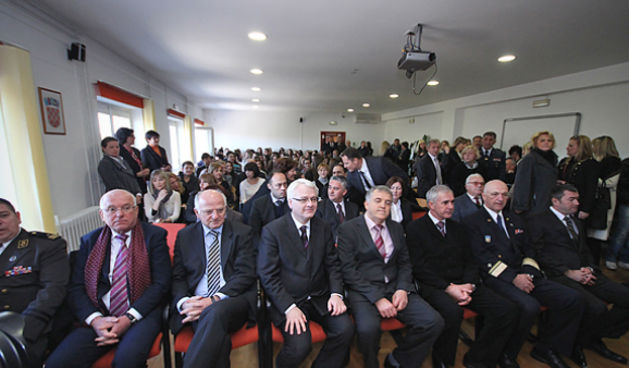 Predsjednik Josipović u Zadru (foto:Saša Čuka)