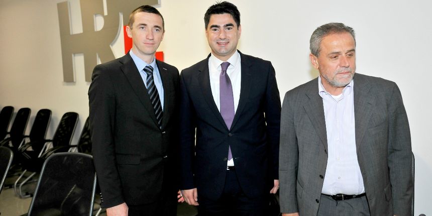 Ivan Penava, Siniša Kovačić, Milan Bandić; potpisivanje ugovora Ivan Penava, Siniša Kovačić, Milan Bandić; potpisivanje ugovora