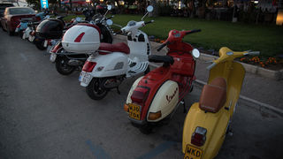 Vespa World Days 2015: Prve vespe stigle u Biograd, foto: Vinko Pešić