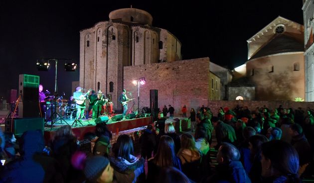 Spektakularni doček Nove 2017. godine na zadarskom Popuotoku