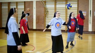 Zagreb: Sportske igre redovnica u OŠ Mato Lovrak. Photo: Goran Jakus/PIXSELL