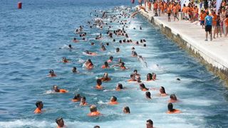 9. dm Millennium Jump za zadarske rive, Foto: Dino Stanin/PIXSELL 9. dm Millennium Jump za zadarske rive, Foto: Dino Stanin/PIXSELL