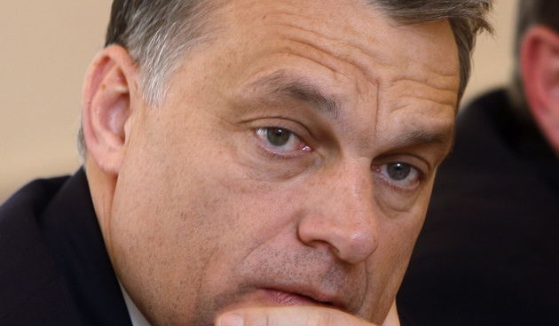 Zagreb, 080211. Trg Sv. Marka. Banski dvori. Predsjednica Vlade Republike Hrvatske Jadranka Kosor sastala  se s predsjednikom Vlade Republike Madjarske Viktorom Orbanom. Na slici: Viktor Orban. Foto: Goran Mehkek / Cropix