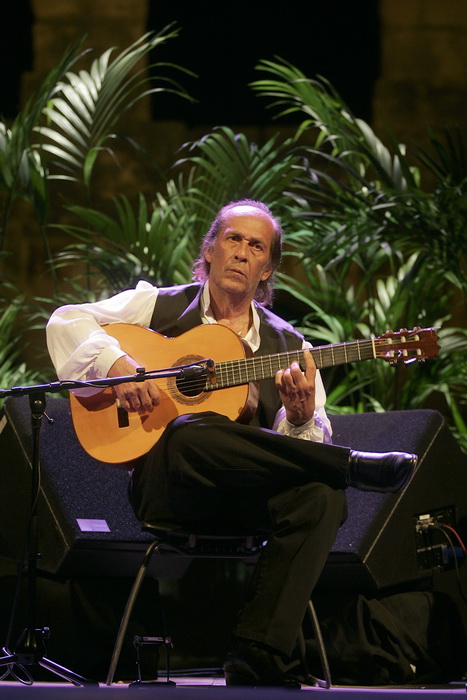 Pula, 230810.
Paco de Lucia i band nastupili su u Pulskoj areni u sklopu turneje 2010.
Foto: Srecko Niketic / CROPIX