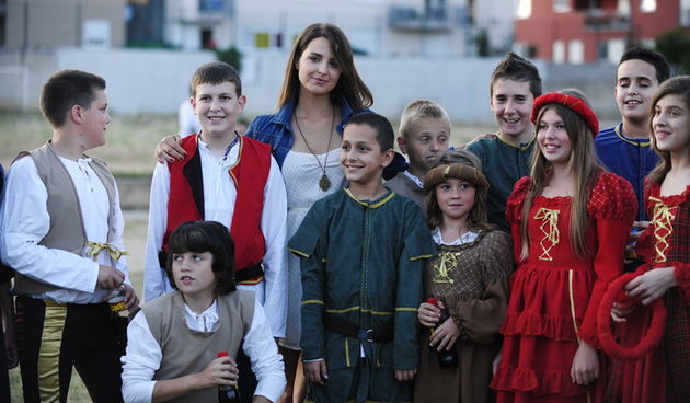 Sibenik, 030612.
Stadion Subicevac.
Veceras je odrzan humanitarni koncert “Sibenska srca za nasu dicu” na kojem su prikupljana sredstva za lijecenje djece oboljele od malignih bolesti. Koncert je vodila poznata glumica Doris Pincic, a nastupile su mnoge e