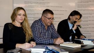 12.11.2014., Zagreb – U sklopu Interlibera odrzana je promocije knjige pod nazivom Grijesi hrvatske knjizevnice iz dijaspore Marijane Dokoze. Photo: Davor Visnjic/PIXSELL