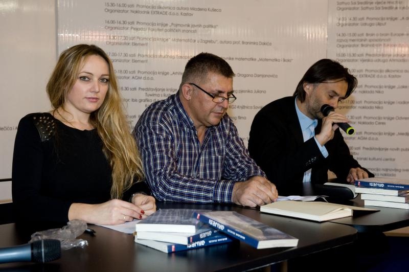 12.11.2014., Zagreb – U sklopu Interlibera odrzana je promocije knjige pod nazivom Grijesi hrvatske knjizevnice iz dijaspore Marijane Dokoze. Photo: Davor Visnjic/PIXSELL