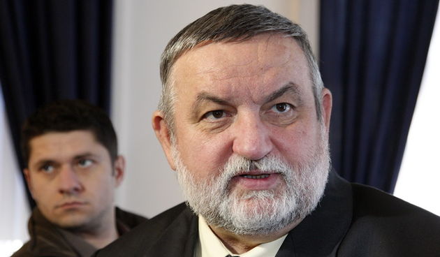 Zagreb, 271212.
Europski dom.
Predstavljanje Izbornog programa kandidata za gradonacelnika Grada Zagreba Vladimira Ferdeljija i koalicije HSLS-HSS-Zelena lista.
Na fotografiji: Vladimir Ferdelji.
Foto: Davor Pongracic / CROPIX