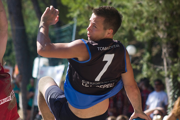 Turnir u rukometu na pijesku na Kolovarima (foto:Saša Čuka)