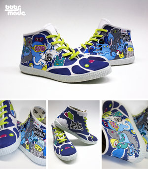 Ručno oslikana odjeća i obuća (bobsmade.deviantart.com)