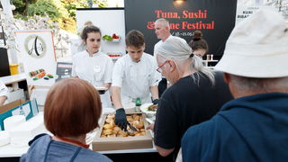 Prva večernja “fešta od rib'” Tuna, Sushi & Wine Festivala