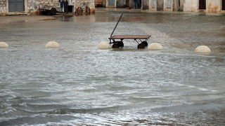 Plima u Starom Gradu na Hvaru 9. studenog 2010, Foto: Petar Botteri