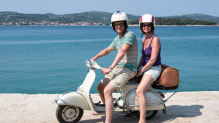 Vespaši zauzeli Biograd, foto: Vinko Pešić