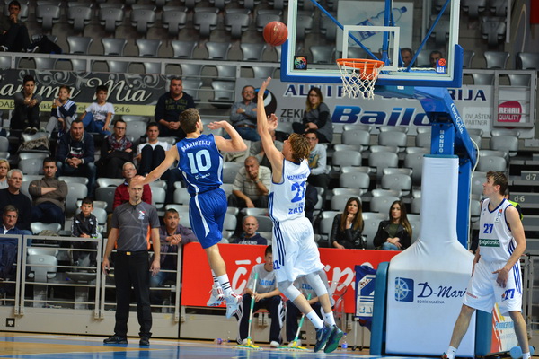 A-1 liga za prvaka, 9. kolo: KK Zadar – KK Kvarner 2010 81-66