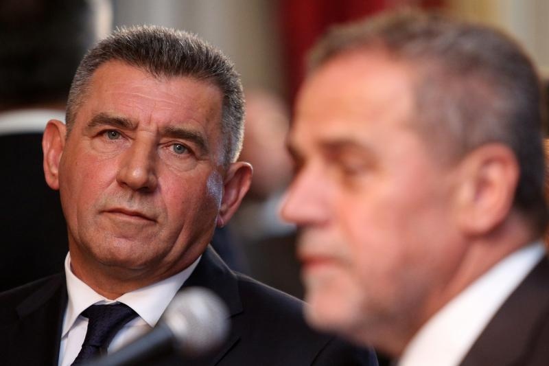 , Zagreb – U Dvercu je odrzana dodjela povelje pocasnog gradjanina Zagreba generalu Anti Gotovini. Photo: Anto Magzan/PIXSELL , Zagreb – U Dvercu je odrzana dodjela povelje pocasnog gradjanina Zagreba generalu Anti Gotovini. Photo: Anto Magzan/PIXSELL