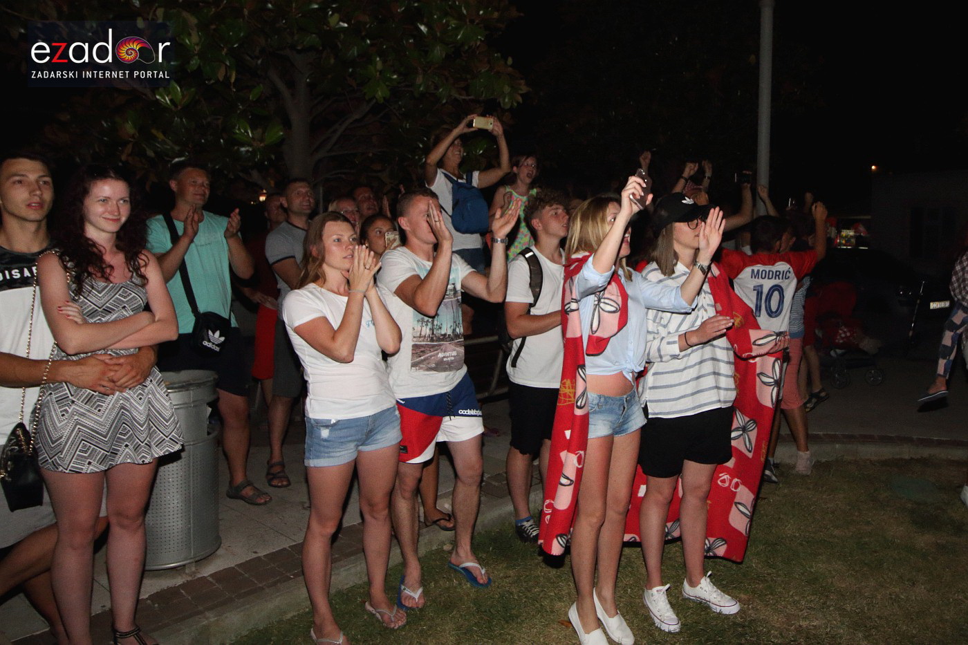 Bibinje: Navijanje za Vatrene i fešta nakon pobjede nad Engleskom