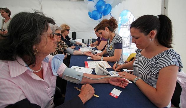 Pliva – Mjerenje tlaka i secera u krvi (foto: Marin Gospić)