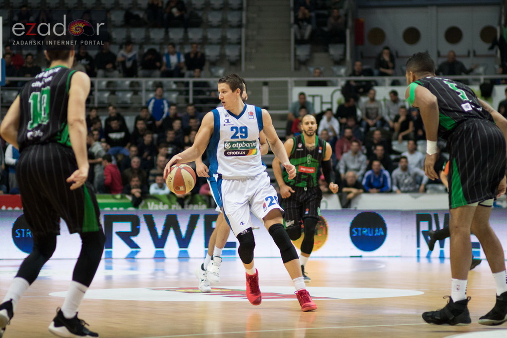 ABA liga, 11. kolo: KK Zadar – KK Petrol Olimpija 97-77. Luka Božić ABA liga, 11. kolo: KK Zadar – KK Petrol Olimpija 97-77. Luka Božić