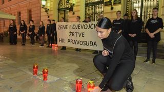 Klub studenata Antifijaka organizirao mirni prosvijed ispred Županijskog suda u Zadru