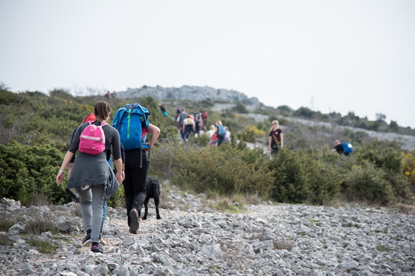 Drugi Planinarski pohod “Hajdemo do Vrane” 2. travnja 2016. Foto: Vinko Pešić