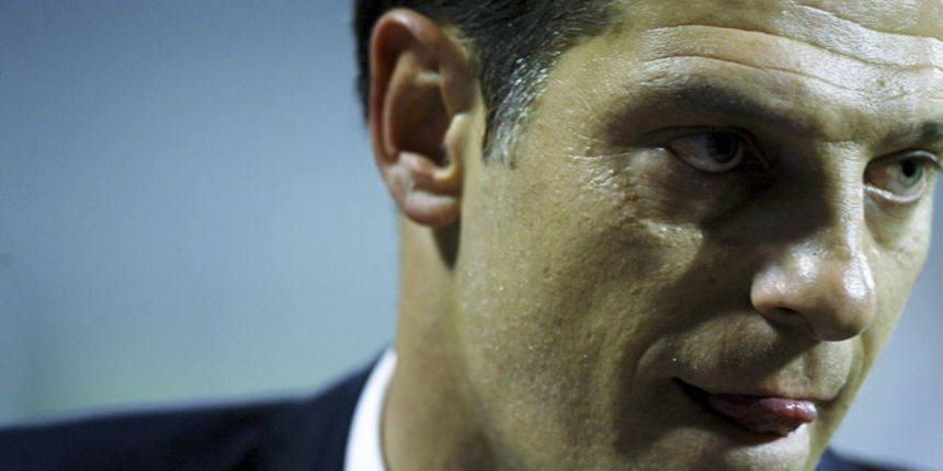 Zagreb, 070910. Stadion Maksimir. Kvalifikacijska utakmica za Euro 2012 Hrvatska – Grcka. Na slici: Slaven Bilic. Foto: Goran Mehkek / CROPIX