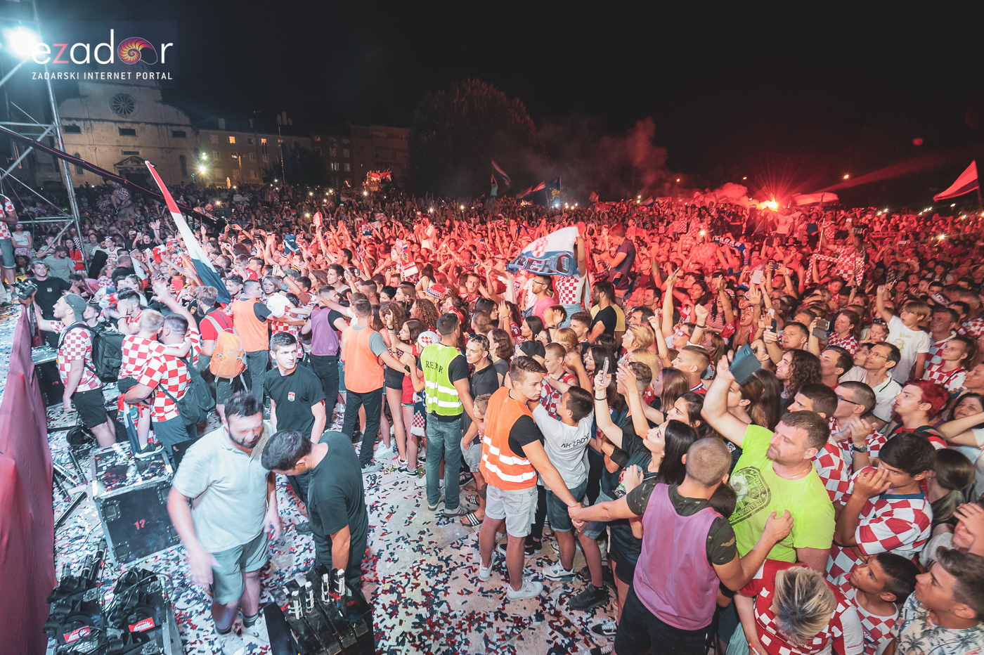 Zadar priredio nezaboravan doček svojim Vatrenim herojima