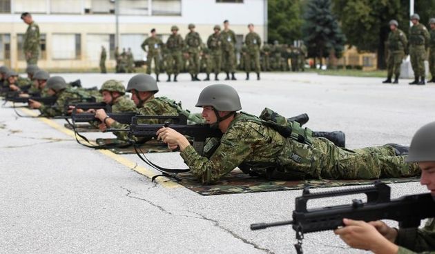 Vojno uciliste Petar Zrinski svake godine biljezi porast prijava za vojnu skolu. Ove godine 1400 ucenika se prijavilo za program kadeta a samo njih 100 je primljeno. Photo: Zeljko Lukunic/PIXSELL