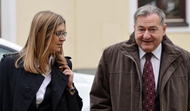 Varazdin – Zdravko Mustac dolazi na sjednicu izvanraspravnog vijeca u postupku izvrsenja Europskog uhidbenog naloga radi kaznenog djela pomaganja i poticanja ubojstva Photo: Marko Jurinec/PIXSELL