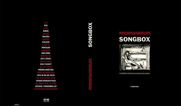 Songbox – pjesme Pipsa od sada i u notnom izdanju!