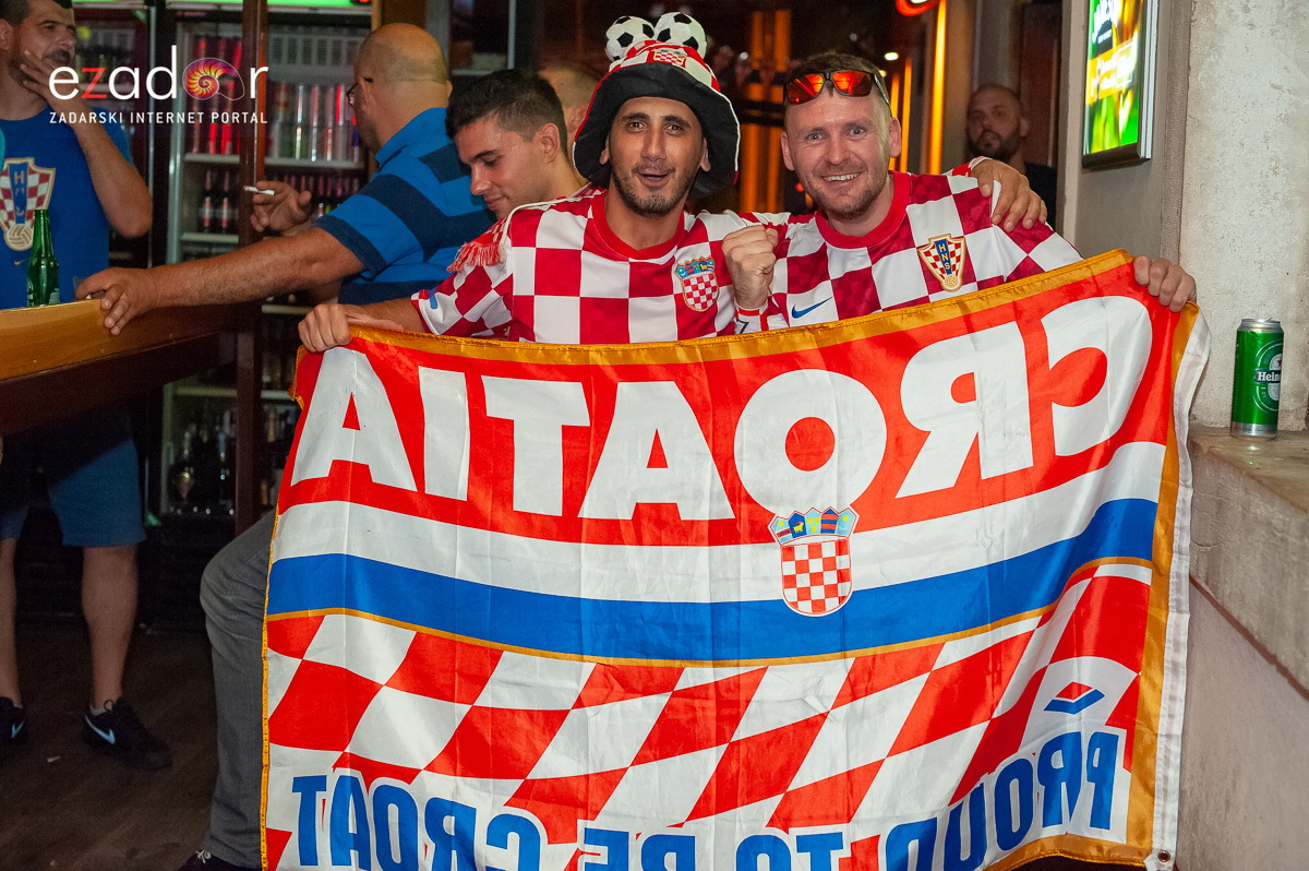 Zadar je gorio: Velika fešta nakon plasmana Vatrenih u finale Svjetskog prvenstva