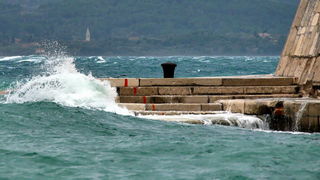 Olujno jugo u Zadru, nedjelja 6. prosinca 2020. godine