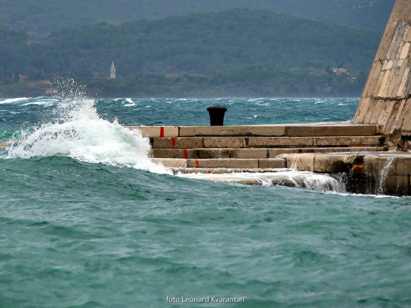 Olujno jugo u Zadru, nedjelja 6. prosinca 2020. godine