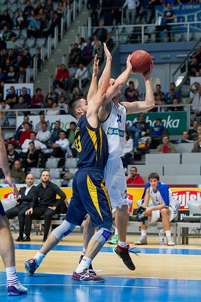 A-1 liga za prvaka, 6. kolo: KK Zadar – KK Zagreb 87-69, foto: Kristijan Orlić