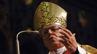 Zadar, 251209.
U prepunoj crkvi Sv. Stosije misu (polnocku) je predvodio zadarski nadbiskup Ivan Prendja.
Foto: Andrija Lucic / CROPIX