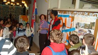 Juby Johnson u posjeti zadarskoj OS “Simuna Kozicica Benje”