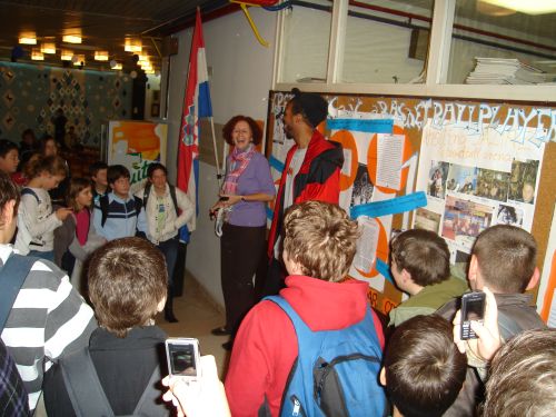 Juby Johnson u posjeti zadarskoj OS “Simuna Kozicica Benje”