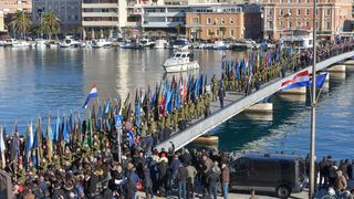 Mimohod ratnih postrojbi u Zadru