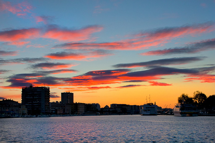 Zadarsko svitanje 14. prosinca 2010, Foto: Leo Banic
