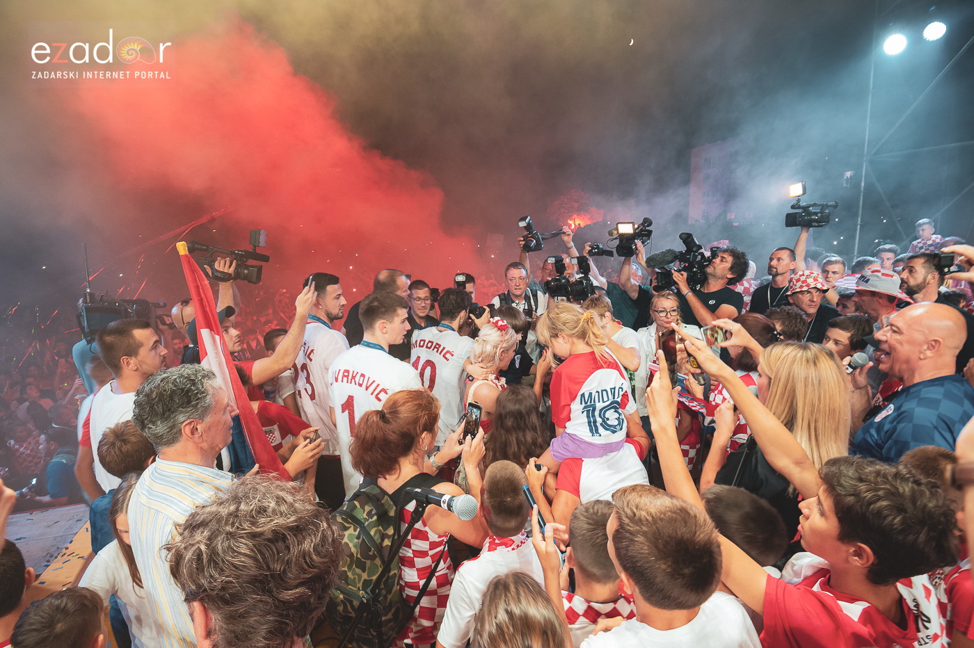 Zadar priredio nezaboravan doček svojim Vatrenim herojima