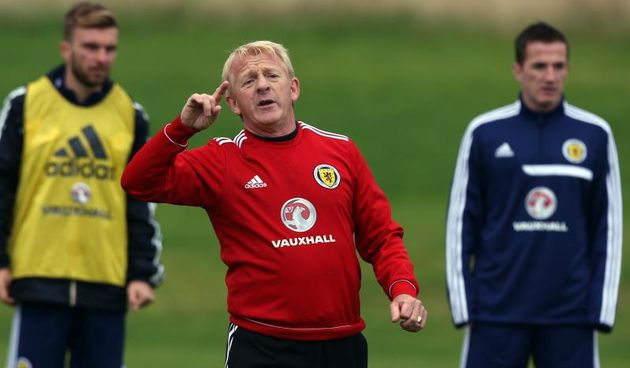 Soccer – FIFA World Cup Qualifying – Group A – Scotland v Croatia – Scotland Training Session – Mar HallScotland manager Gordon Strachan during the training session at Mar Hall, Bishopton.David Cheskin Photo: Press Association/PIXSELL