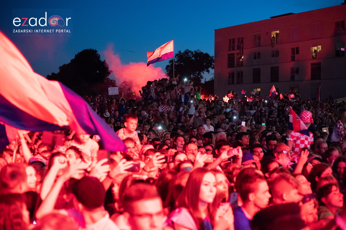 Veličanstven doček četvorice zadarskih Vatrenih Veličanstven doček četvorice zadarskih Vatrenih