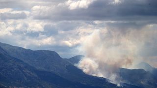 Požar na padinama Biokova Požar na padinama Biokova