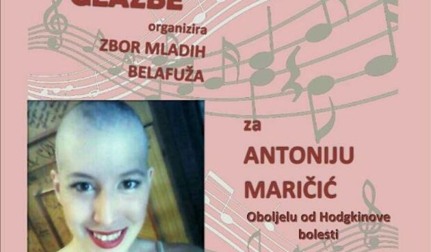 Zbor mladih Belafuža: Humanitarni koncert za Anotniju Maričić