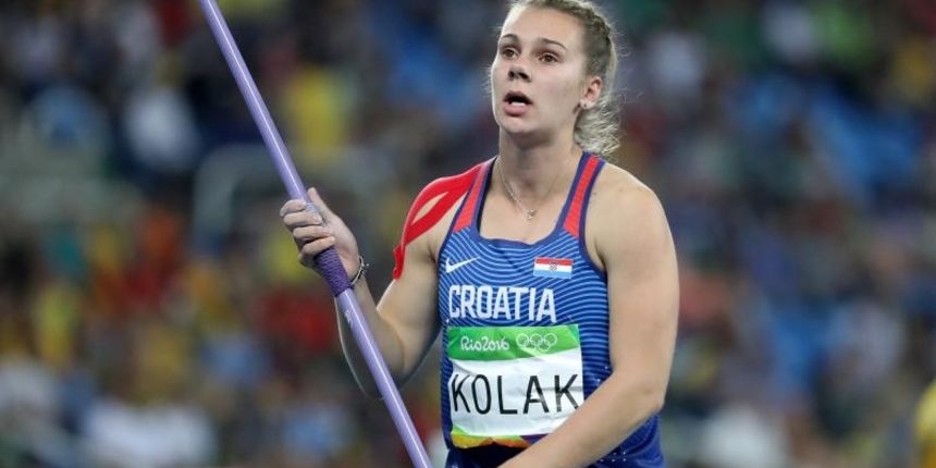 Olimpijske igre Rio 2016. Atletičarka, bacačica koplja Sara Kolak postavila novi hrvatski rekord 64.30m.  Photo: Igor Kralj/PIXSELL