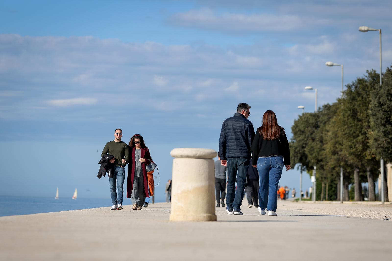 Sunčana nedjelja u Zadru, 2. veljače 2025.