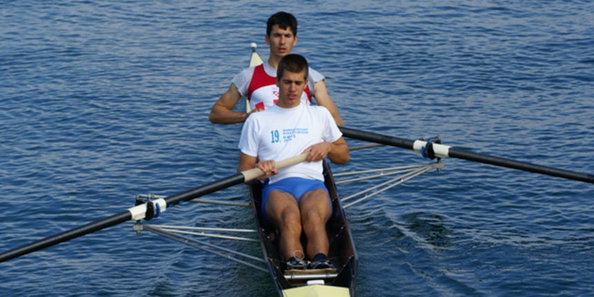 Mate Ledenko i Mile Čakarun, VK Jadran, Foto: vk-jadran.hr Mate Ledenko i Mile Čakarun, VK Jadran, Foto: vk-jadran.hr