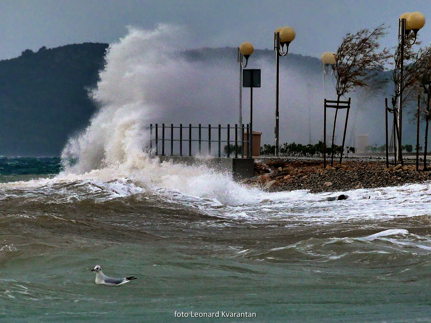 Olujno jugo u Zadru, nedjelja 6. prosinca 2020. godine