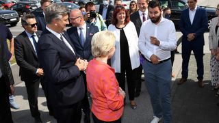 Ursula von der Leyen, Andrej Plenković u posjetu Rimac automobili Ursula von der Leyen, Andrej Plenković u posjetu Rimac automobili