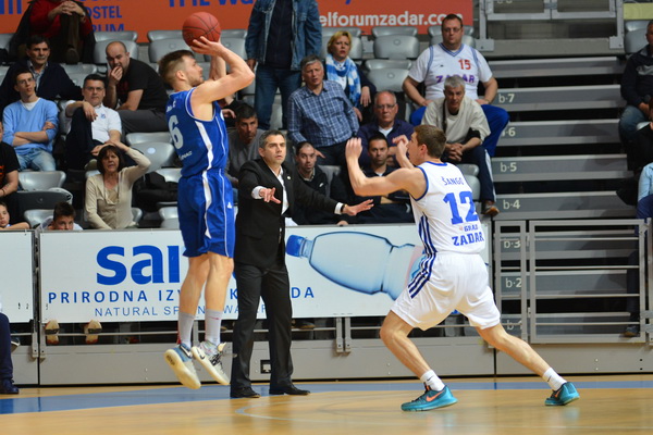 A-1 liga za prvaka, 9. kolo: KK Zadar – KK Kvarner 2010 81-66